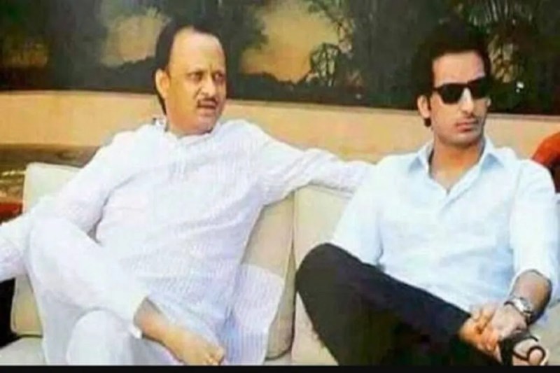 Maharashtra Deputy CM Ajit Pawar and his son Parth Pawar