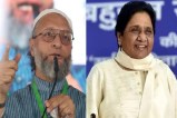 asaduddin owaisi may form alliance with mayawati in up bsp mla won in bihar put up aimim poster