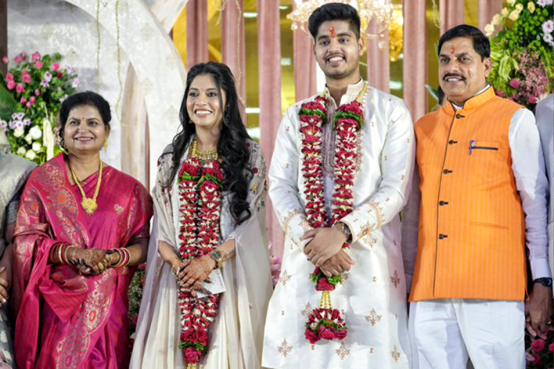 CM Mohan Yadav Son Wedding