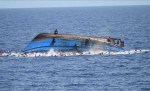 Boat capsizes