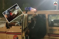 Ajmer young girl in a car shouted Help help at midnight causing chaos at scene