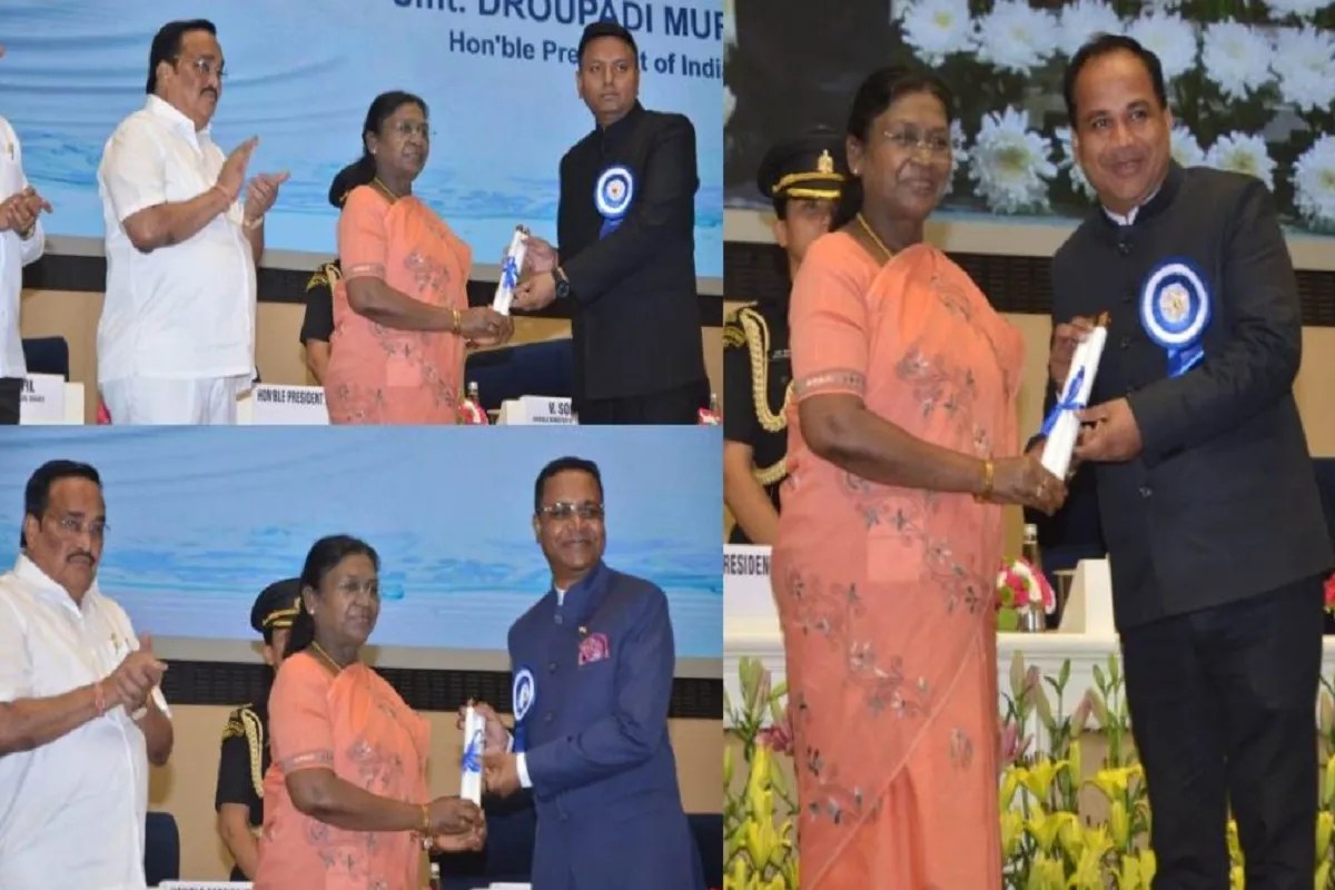 CG National Awards: छत्तीसगढ़ को मिले तीन अवार्ड, राष्ट्रीय जल पुरस्कार समारोह में राष्ट्रपति के हाथों हुए सम्मानित