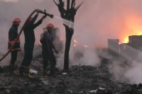 Delhi slum fire