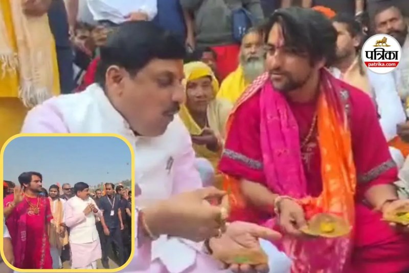 dhirendra shastri meets dr mohan yadav