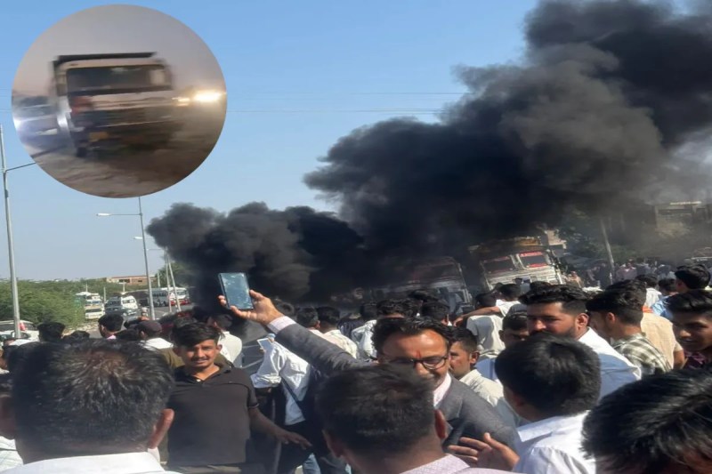 dumper accident in Jodhpur