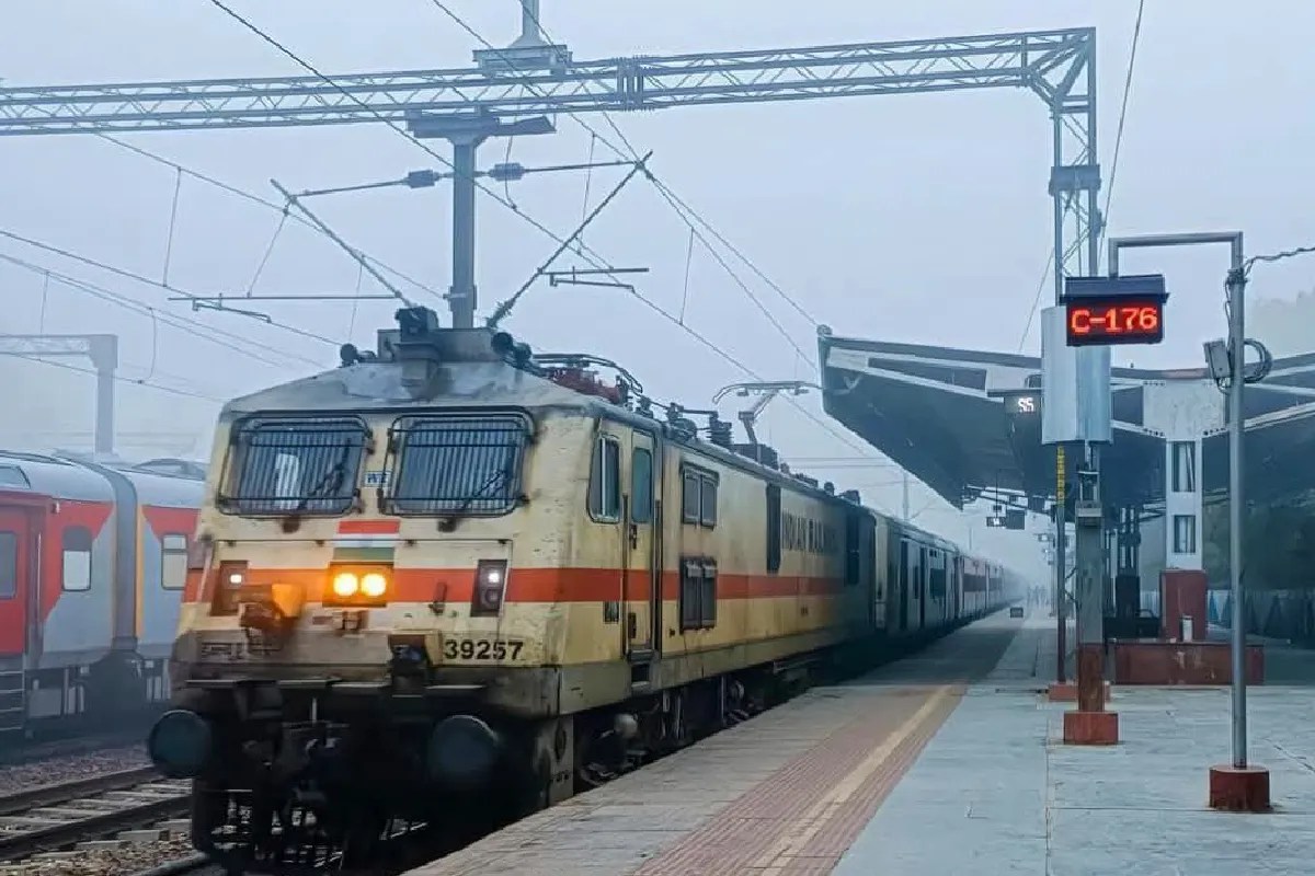 fog safe device itarsi trains kavach system winter delay railway updates