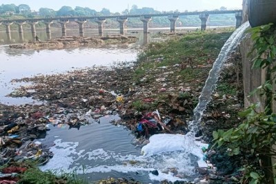 tapti river water pollution burhanpur sewage treatment plant mp news
