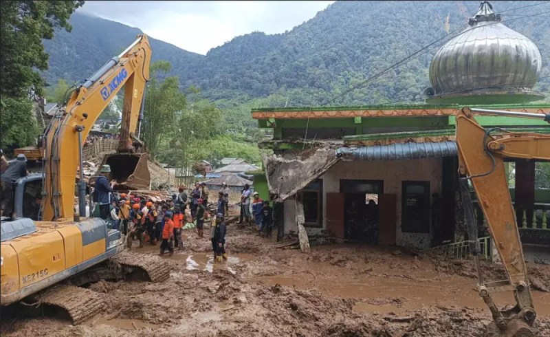 Flash floods and landslides in Indonesia