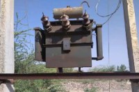 electricity company transformer stolen green paint corruption mp news