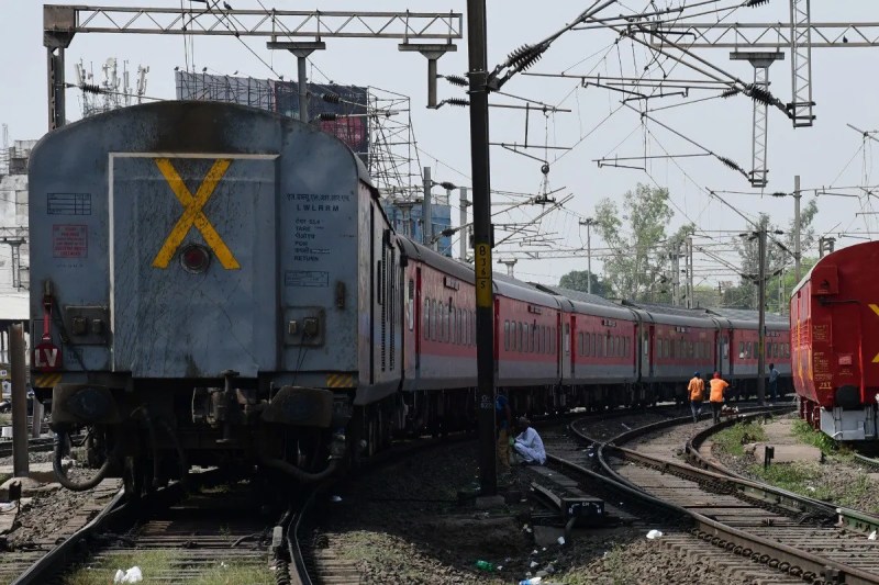 trains cancelled route diverted Track construction bina railway latest update