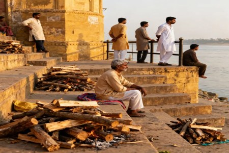 why number 94 written at manikarnika ghat in varanasi