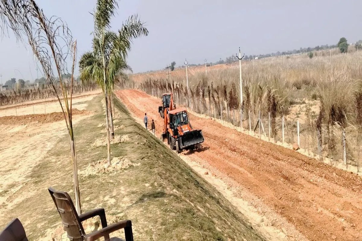 सरकारी भूमि पर चला जेसीबी का पंजा, भू- माफिया में मचा हड़कम्प