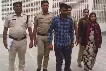 gurugram blind murder case live in couple arrested