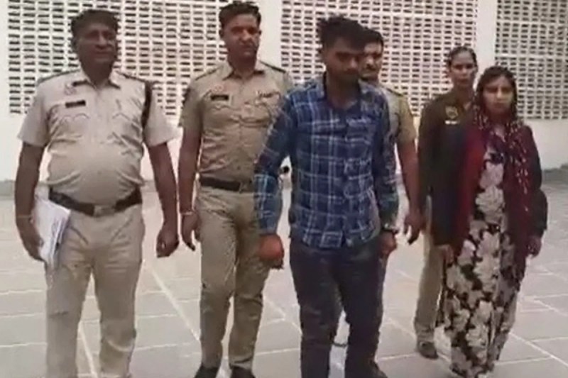 gurugram blind murder case live in couple arrested