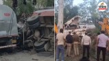 hathras roadways bus tanker accident deaths injuries