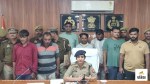 inter district cattle theft gang arrested sambhal six criminals weapons recovered
