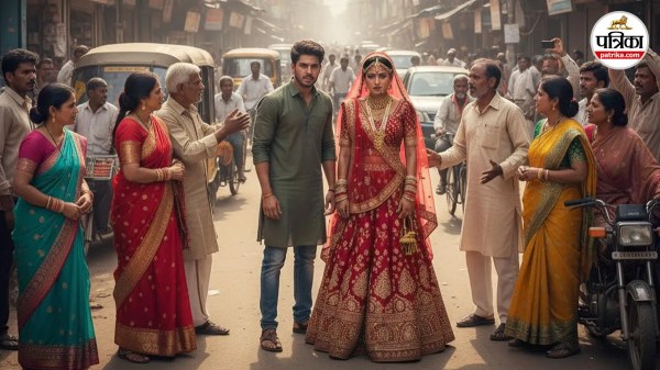 jalaun love drama groom intervention viral video