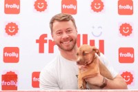 Andrew Marco with dog