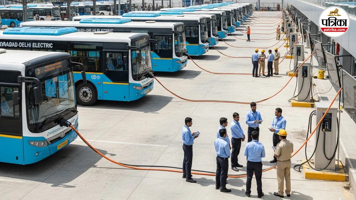 moradabad delhi ac electric bus service launch