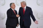 Viktor Orban with Donald Trump