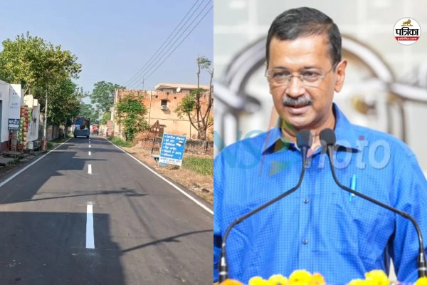पंजाब में बन रही सड़कों की केजरीवाल ने शेयर की फोटो