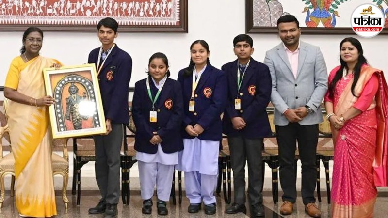 sambhal students meet president droupadi murmu
