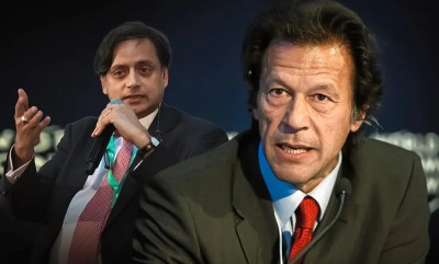 Shashi Tharoor and Imran Khan