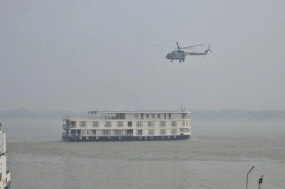 air force nsg and ats conducted mock drill in ganga varanasi up news
