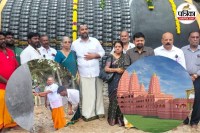 महाबलीपुरम से विराट रामायण मंदिर के लिए रवाना हुआ शिवलिंग