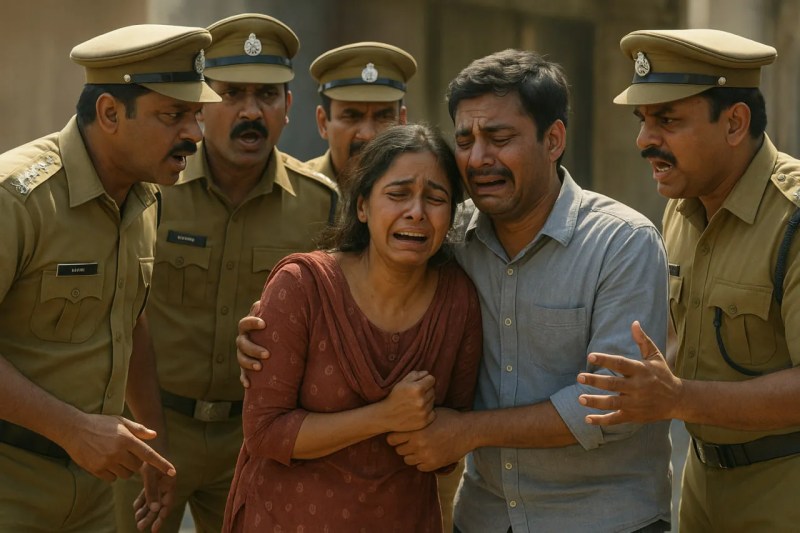 West Bengal woman and her husband beaten by bengaluru police