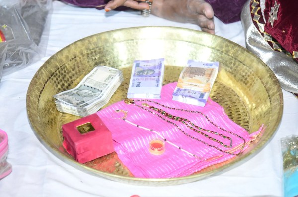The transgender community paid the dowry