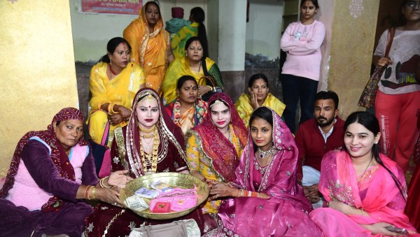 The transgender community paid the dowry