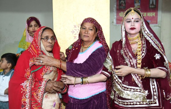 The transgender community paid the dowry