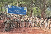 पल्लेवाया में स्थापित किया नया सुरक्षा कैम्प (photo source- Patrika)