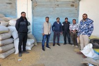Illegal paddy seized from warehouse in katni