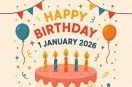 1 January Birthday Wish