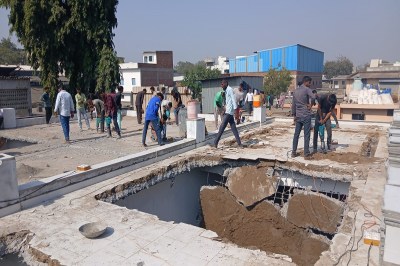 Demolition activities in Ahmedabad AMC