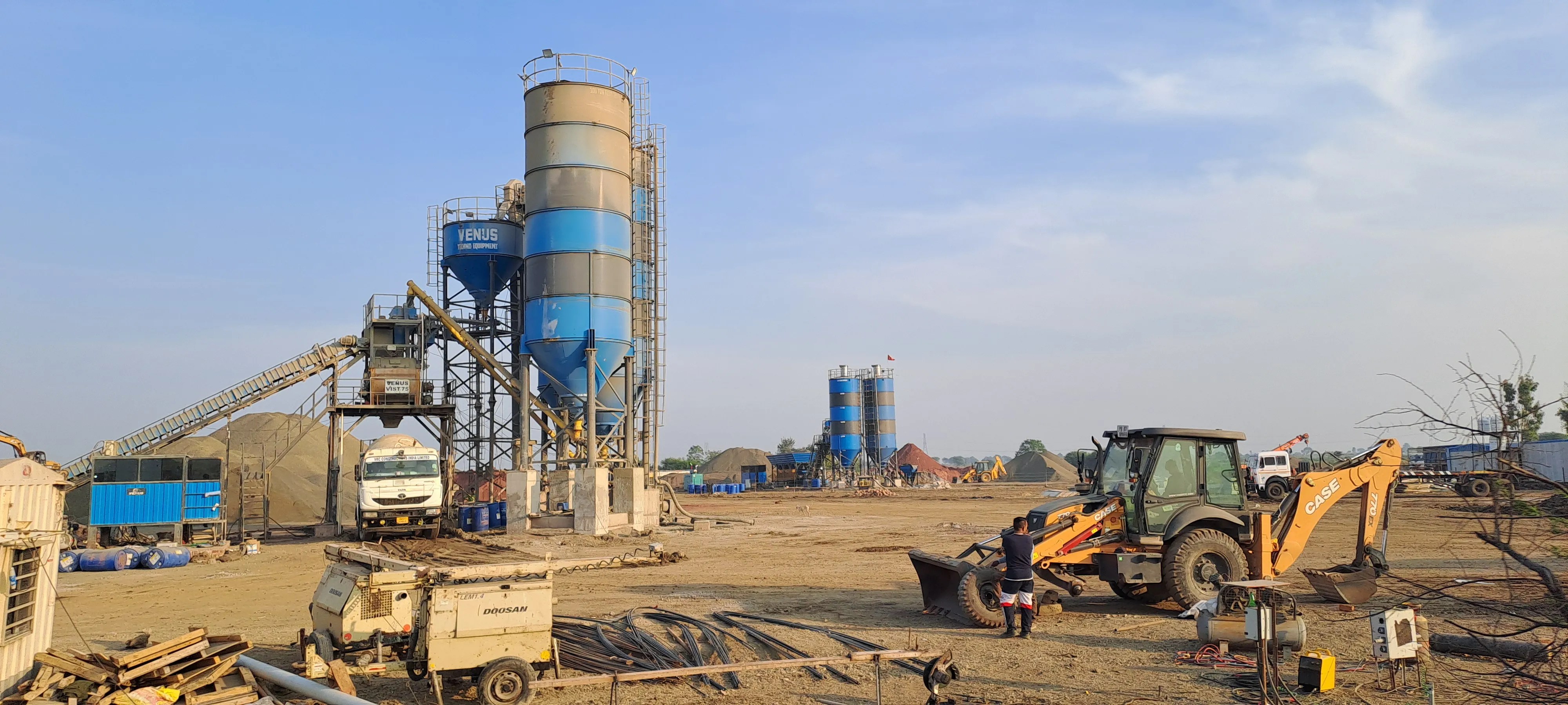 Action was taken against construction on private land of a villager, terming it a prohibited area, and now companies have set up plants alongside the refinery boundary wall.