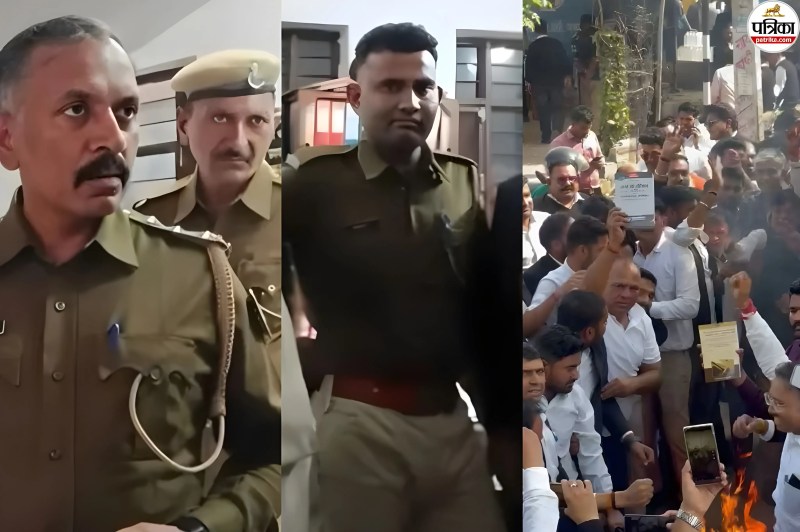 Jodhpur News Policemen angry