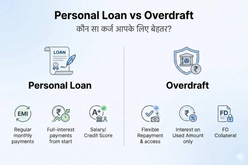 Personal Loan vs Overdraft