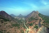 A drone view of Aravallis in Ajmer