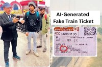AI-Generated Fake Train Ticket