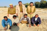 Crackdown on mining mafia: Police and mining department take major action, 12 vehicles seized, 4 arrested.