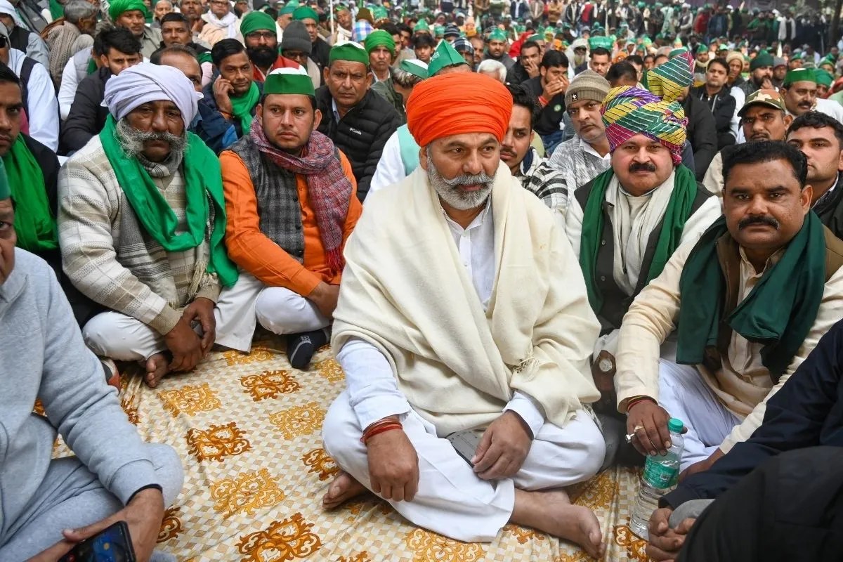 Rakesh Tikait statement for aravali and farmers rights in yumuna expressway mahapanchayat