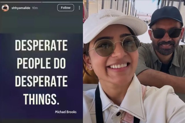 Taken from the Instagram of Raj Nidimoru's ex-wife Shyamali De