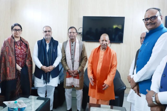 Pankaj Chaudhary Files Nomination