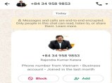 Collector fake WhatsApp ID