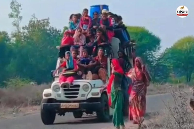 Rajasthan Government 2 years Rural education is not easy this picture tells truth about how girls go to school