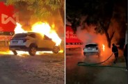 Burning Car ratlam case
