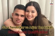 Sara Tendulkar vs Arjun Tendulkar Education